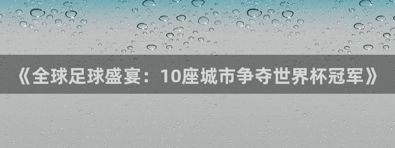 世界杯预选赛排名：《全球足球盛宴：10座城市争夺世界杯冠军》
